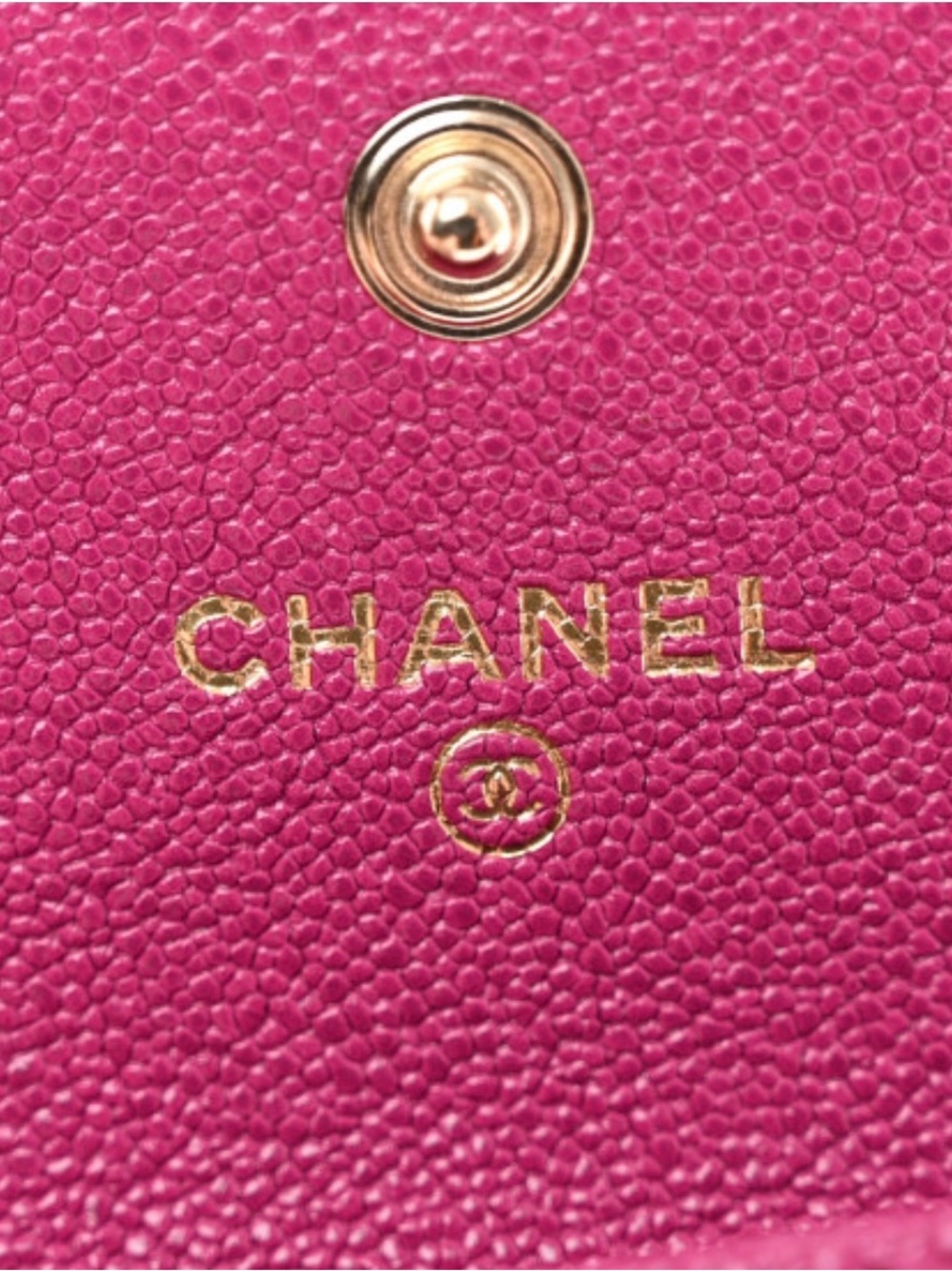 Chanel Boy Medium Flap Wallet Caviar Blue Card Holder Authentic - Picture 4 of 6